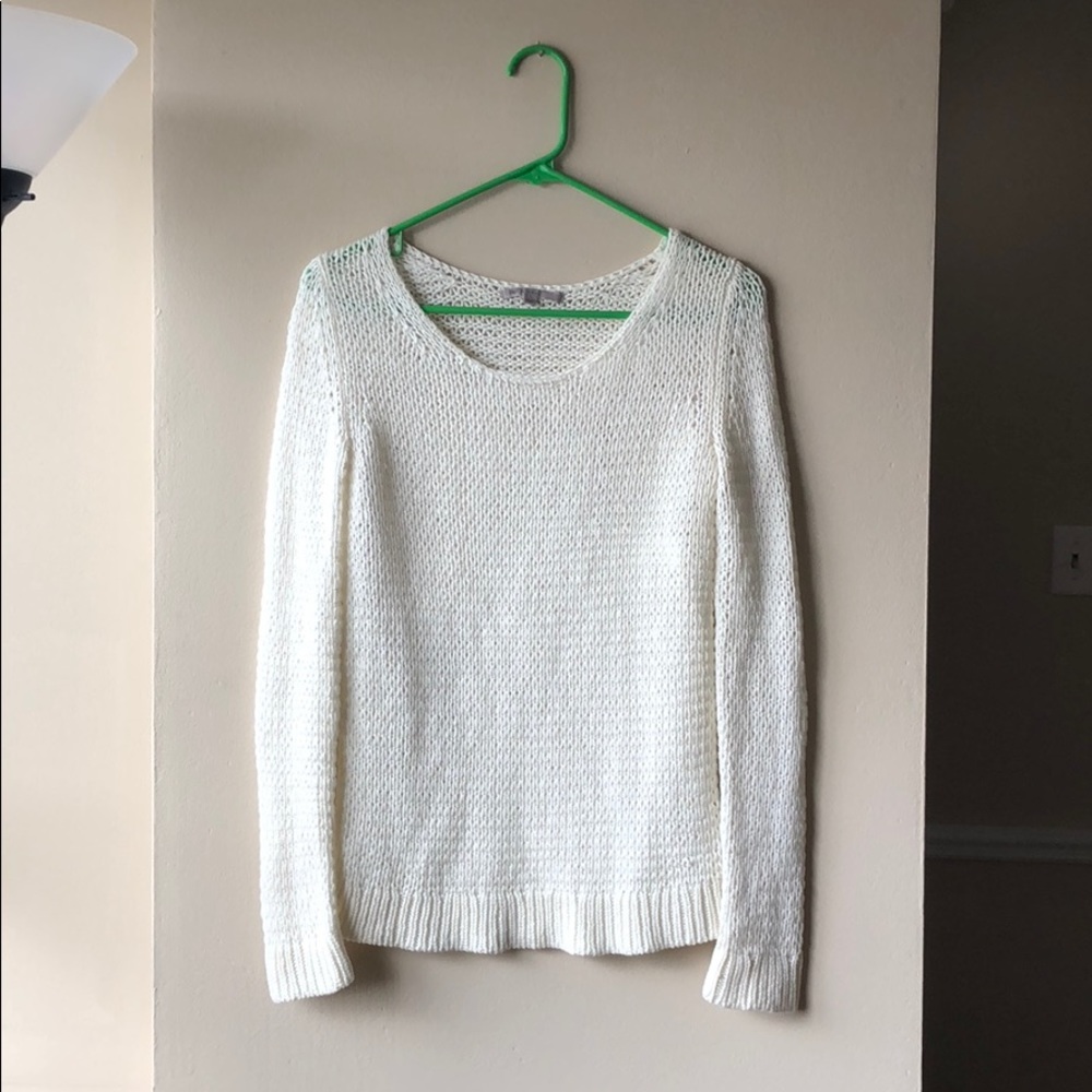 Gap Cream Colored Chunky Knit Sweater